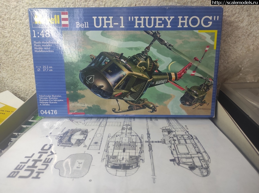 Revell Bell UH-1 "Huey Hog" 1/48 !  