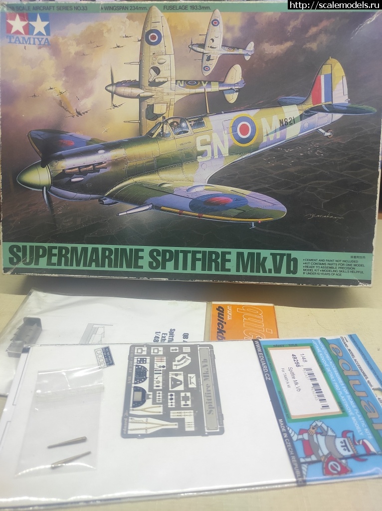 Supermarine Spitfire MkVb 1/48 Tamiya !  