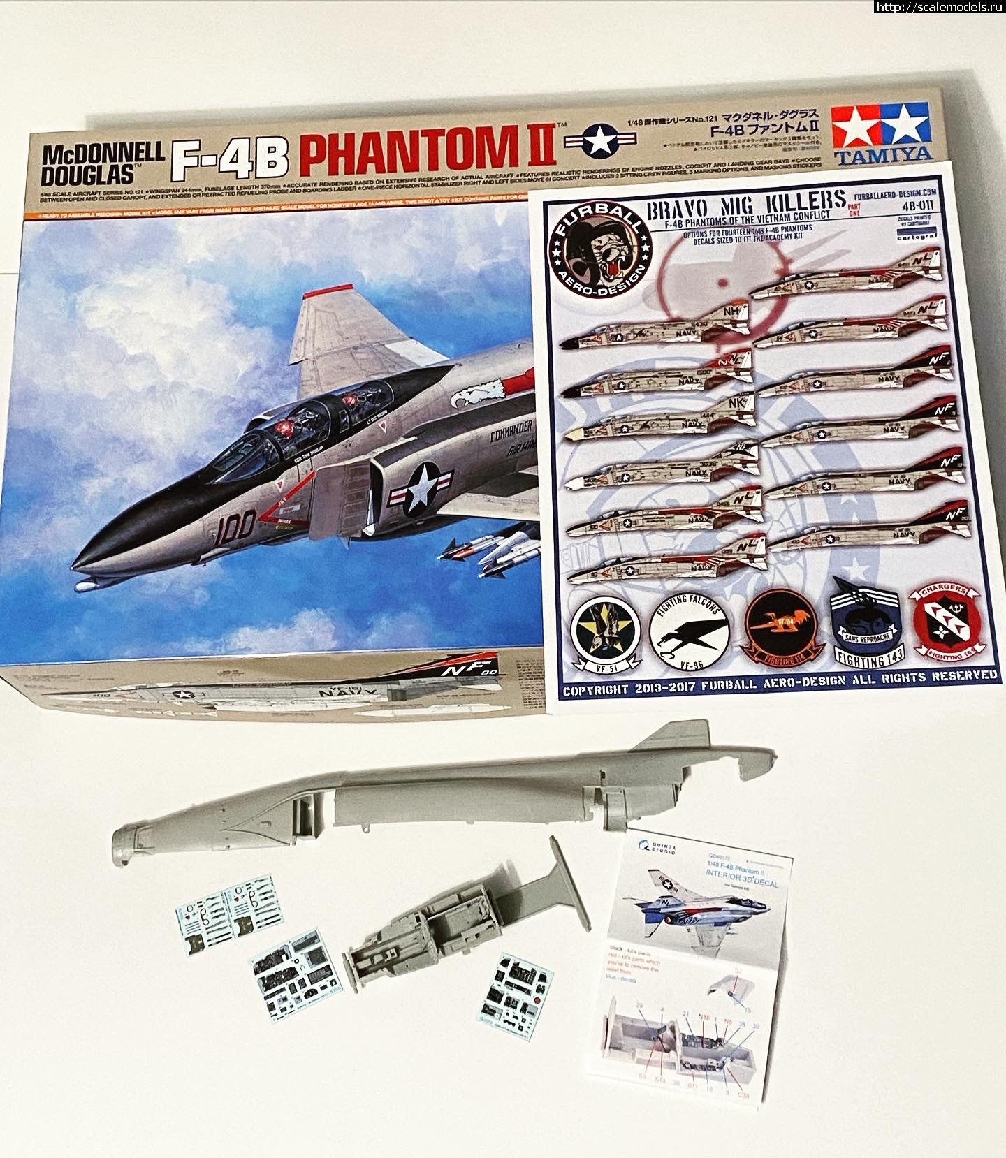 F-4B Phantom II 1/48 Tamiya + .  