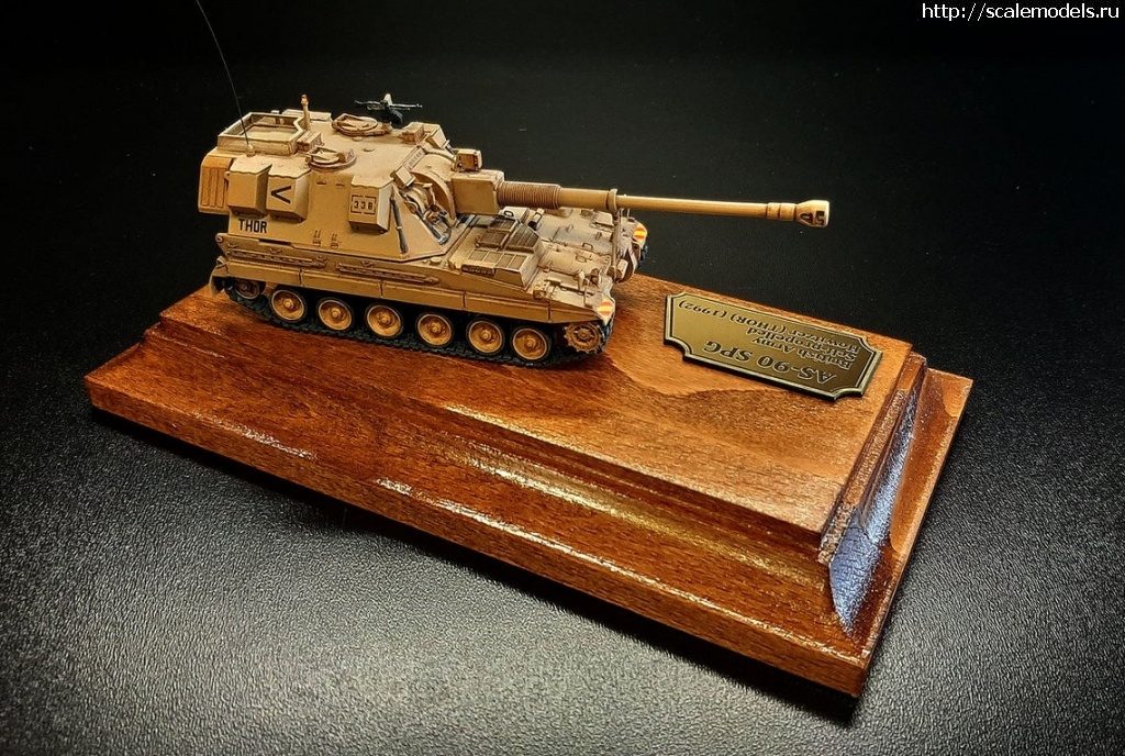 #1710281/ British AS-90 SPG Trumpeter 1/72 -    2 !  