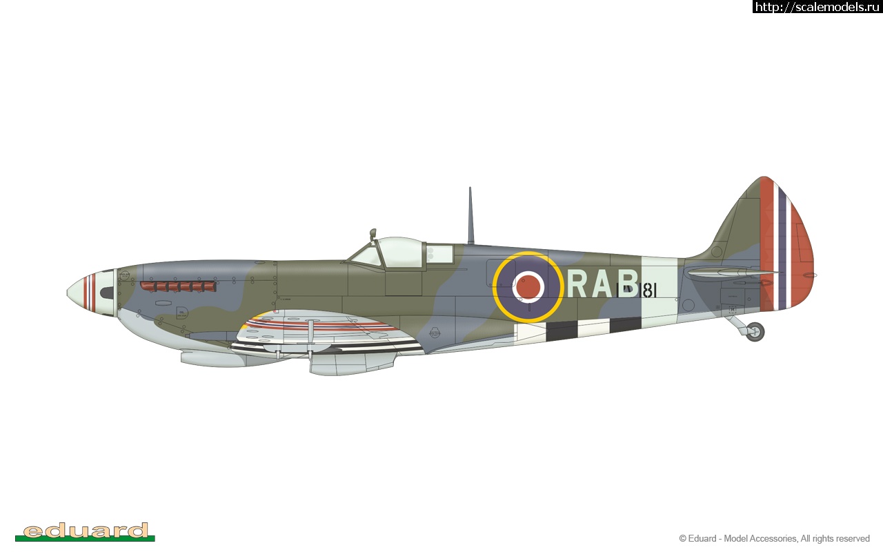 Eduard 1/72 Spitfire Mk.IXe - R.A. Berg - !  