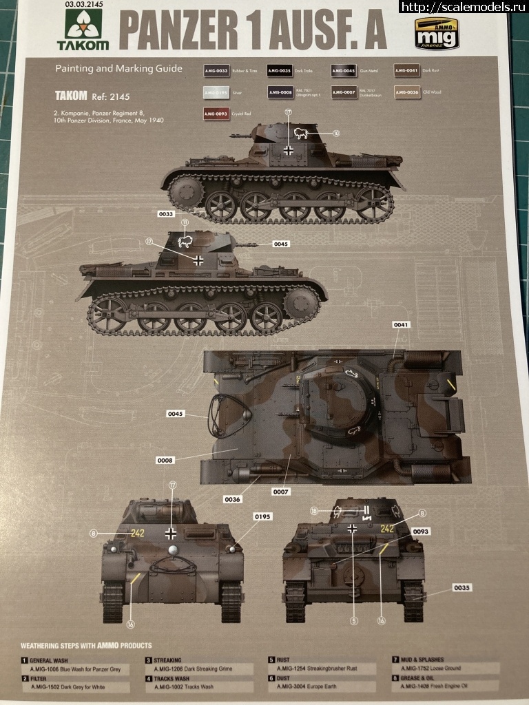 #1716024/ Pz.Kpfw. I Ausf. A 1/35 Takom 2145 - !  