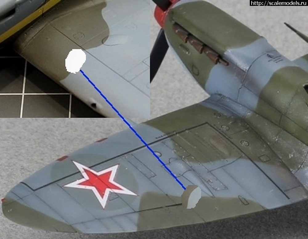 #1726211/ KP 1/72 Spitfire Mk.Vb  538 - !  