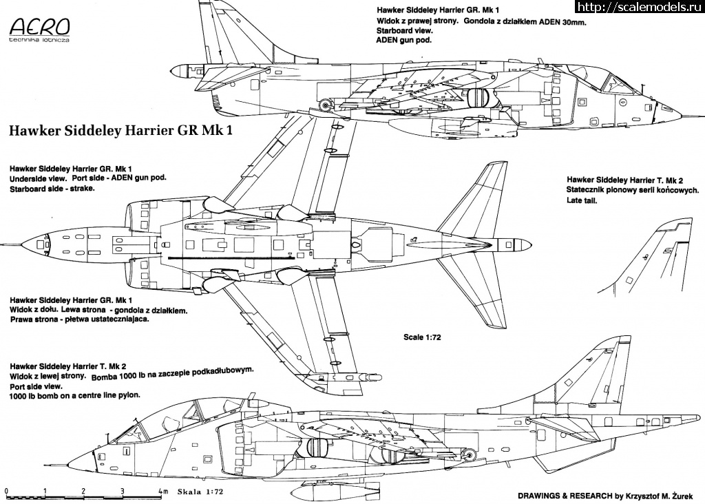 #1728078/  Monogram 1/48 Hawker Harrier(#15443) -   