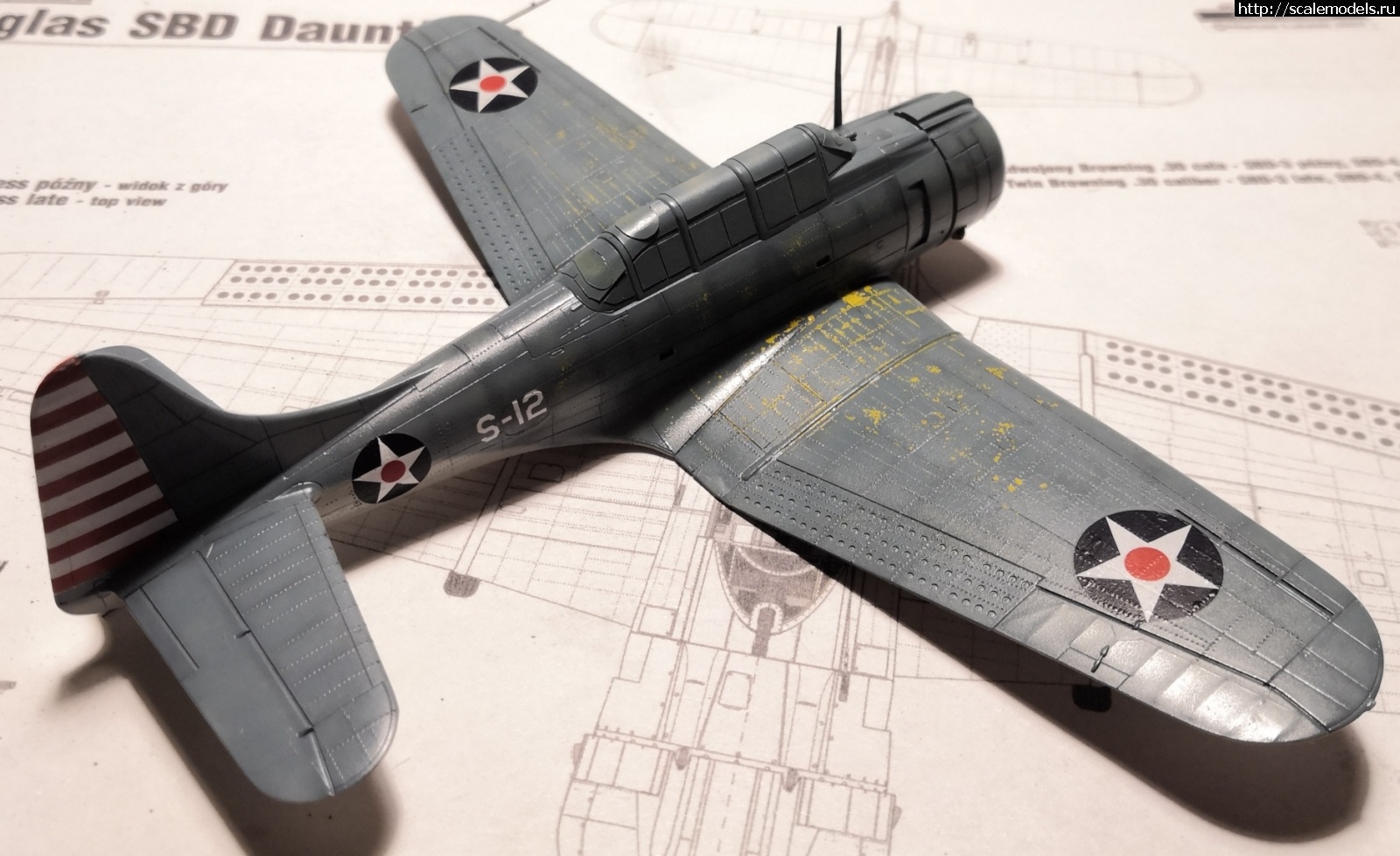 #1728719/ SBD-3 Dauntless hasegawa 1/72 .  