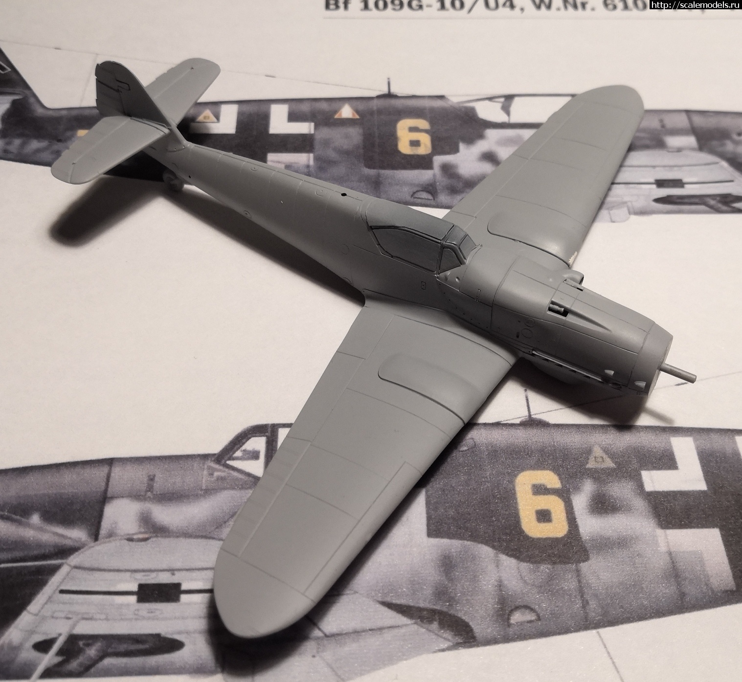 #1732126/ Bf-109 G-10 FineMolds 1/72 .  