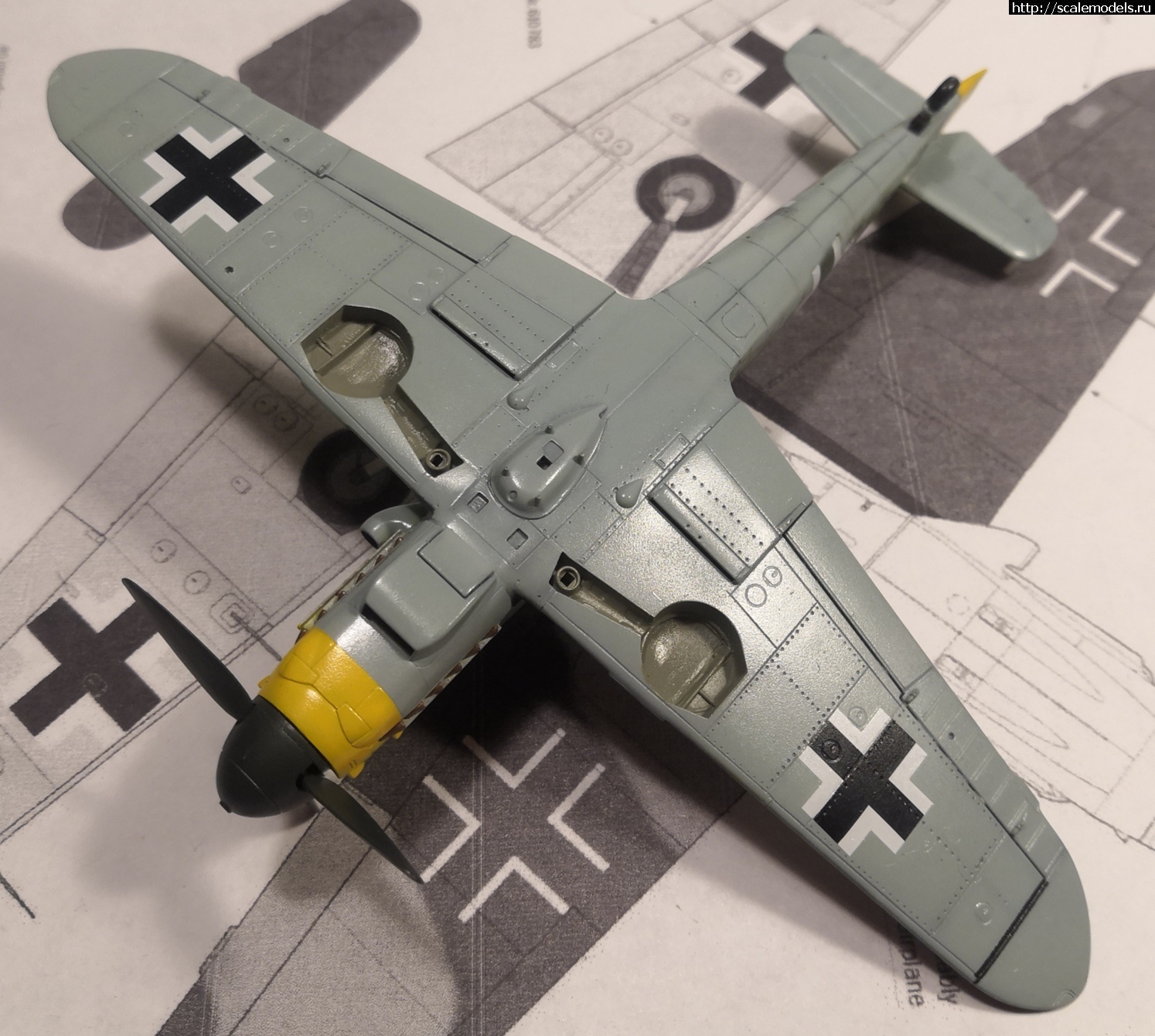 #1733350/ Bf-109 G-10 FineMolds 1/72 .  