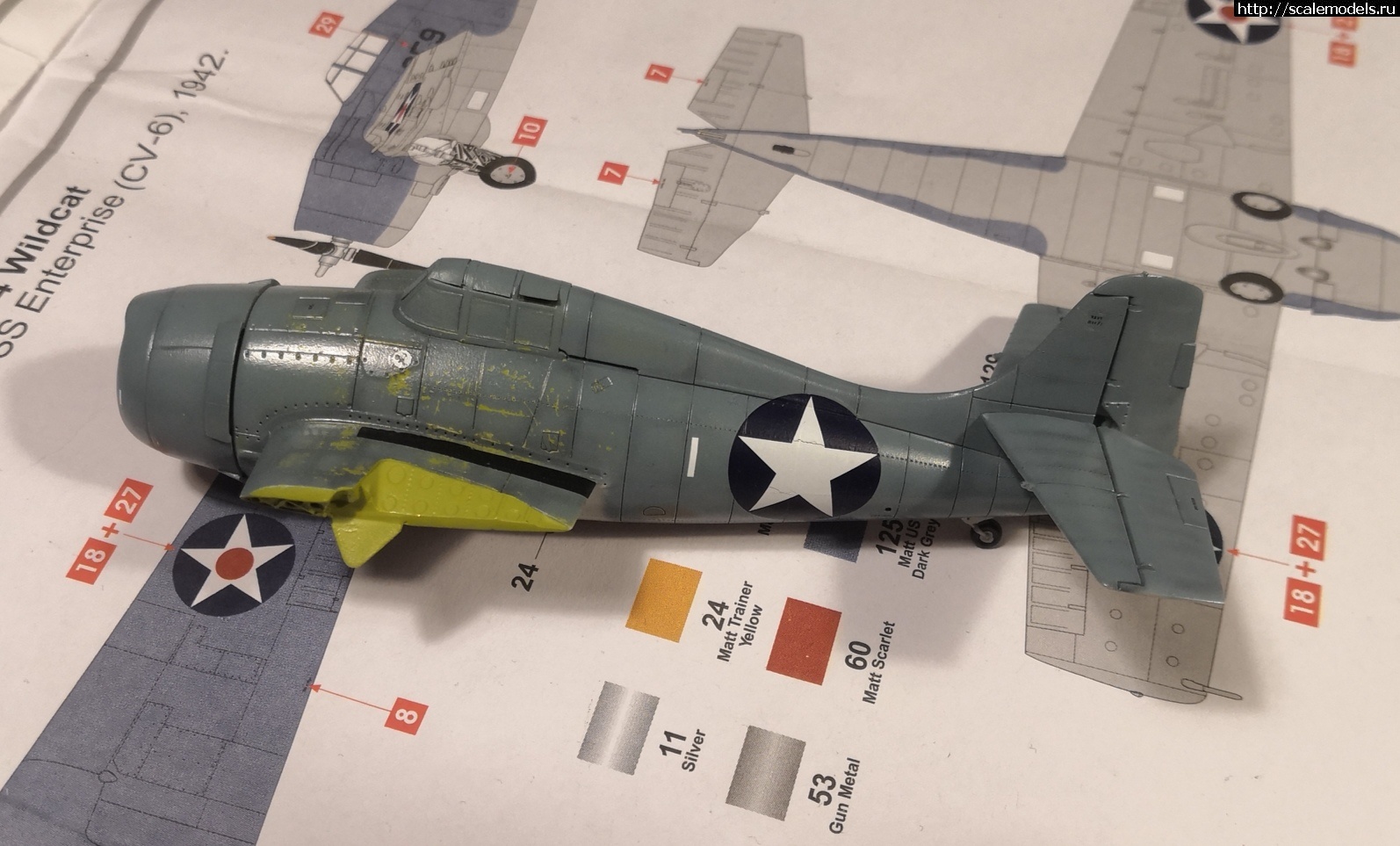 #1738543/ F4f-4 Wildcat Airfix 1/72 .  