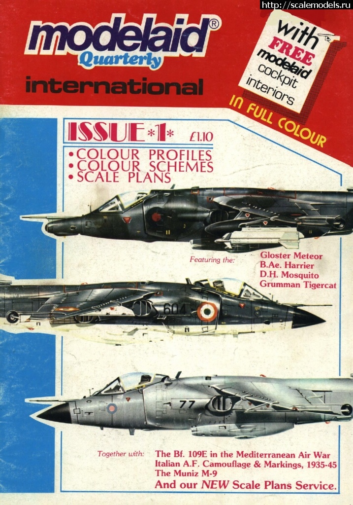 Modelaid International 1984 - Scale Drawings and Colors  