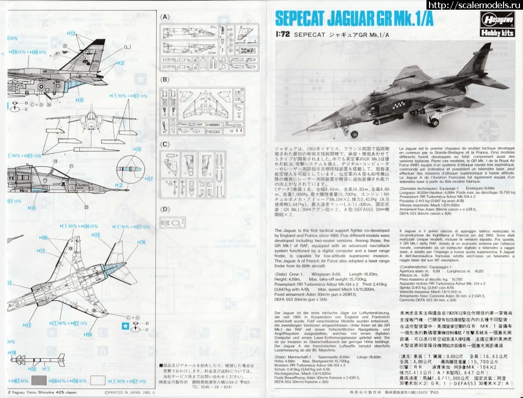 Jaguar GR Mk.1/A Hasegawa 1/72(nitr0gen, _Phantome)  
