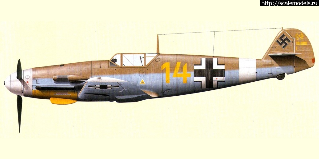 Messerschmitt Bf 109F-4/Z Trop 1/48 ""  