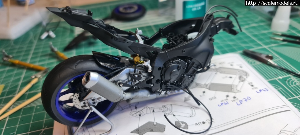 #1753462/ 1/12 YAMAHA YZF-R1M Tamiya 14133  