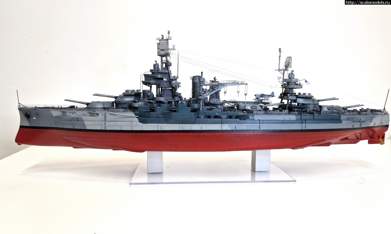 #1754422/ USS Texas, November 1944, Trumpeter 1/350 + Pontos - !  