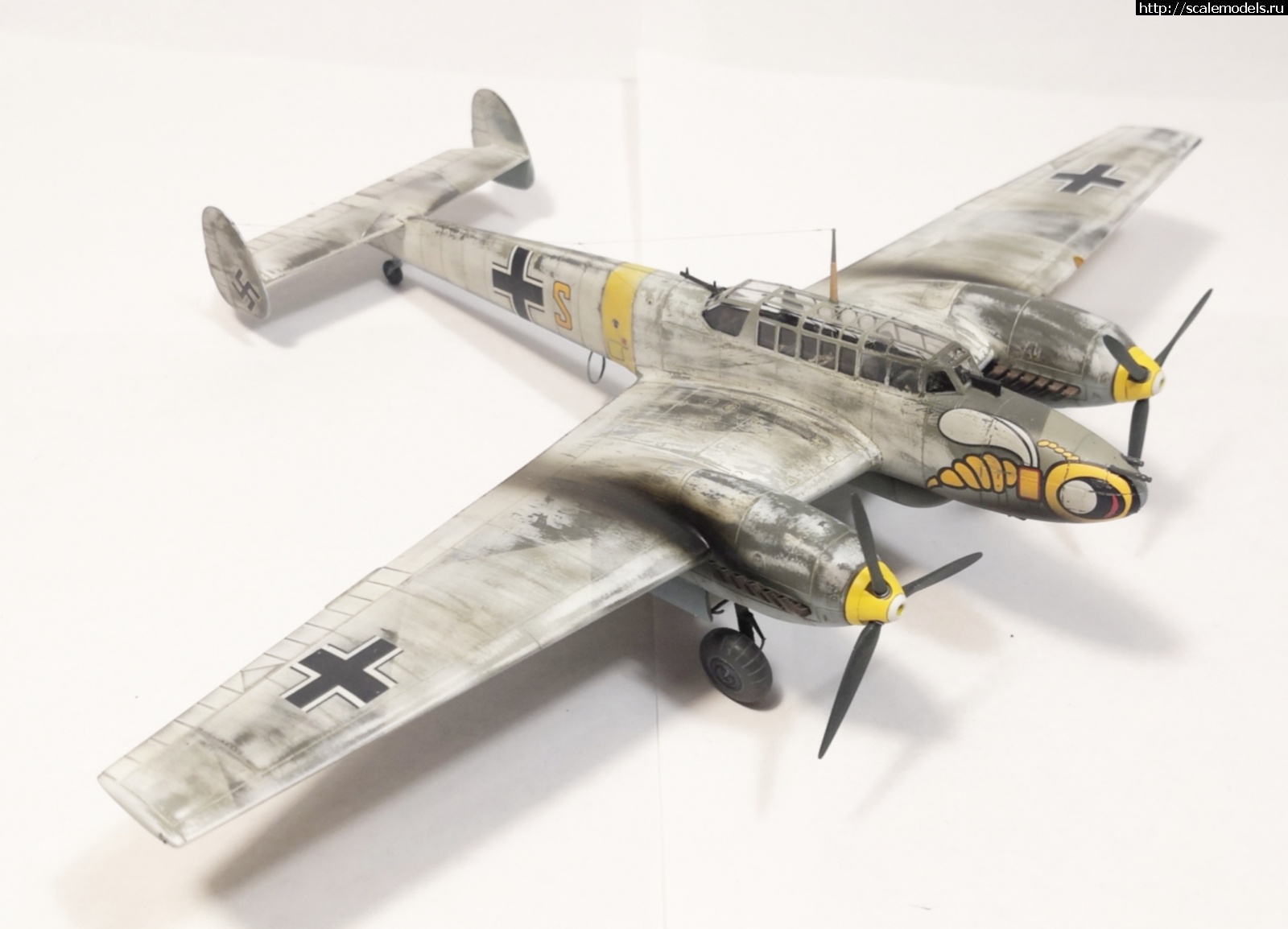 #1758132/ Bf-110 c-6 Eduard 1/72 .  