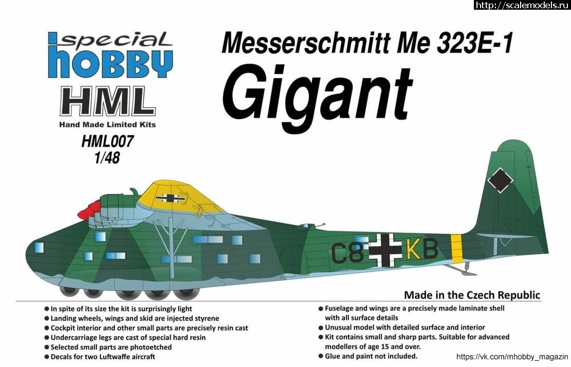  HPH models 1/32 Messerschmitt Me-323D-6 Gigant/  HPH models 1/32 Messerschmitt ...(#15796) -   