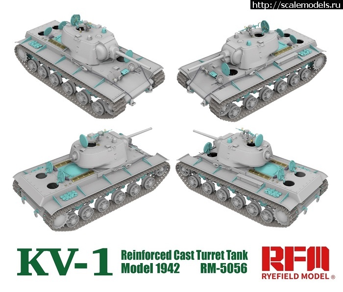  RFM RM-5056 1:35 KV-1 Reinforc...(#15873) -   