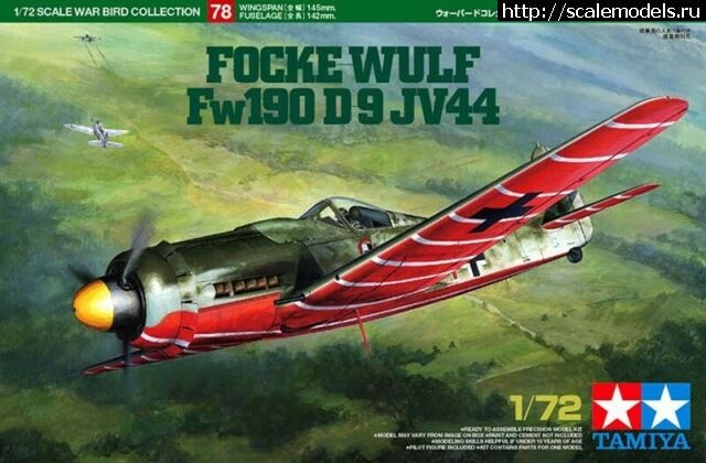  Tamiya 60778 Focke-Wulf Fw190 D-9 JV44 1/72  