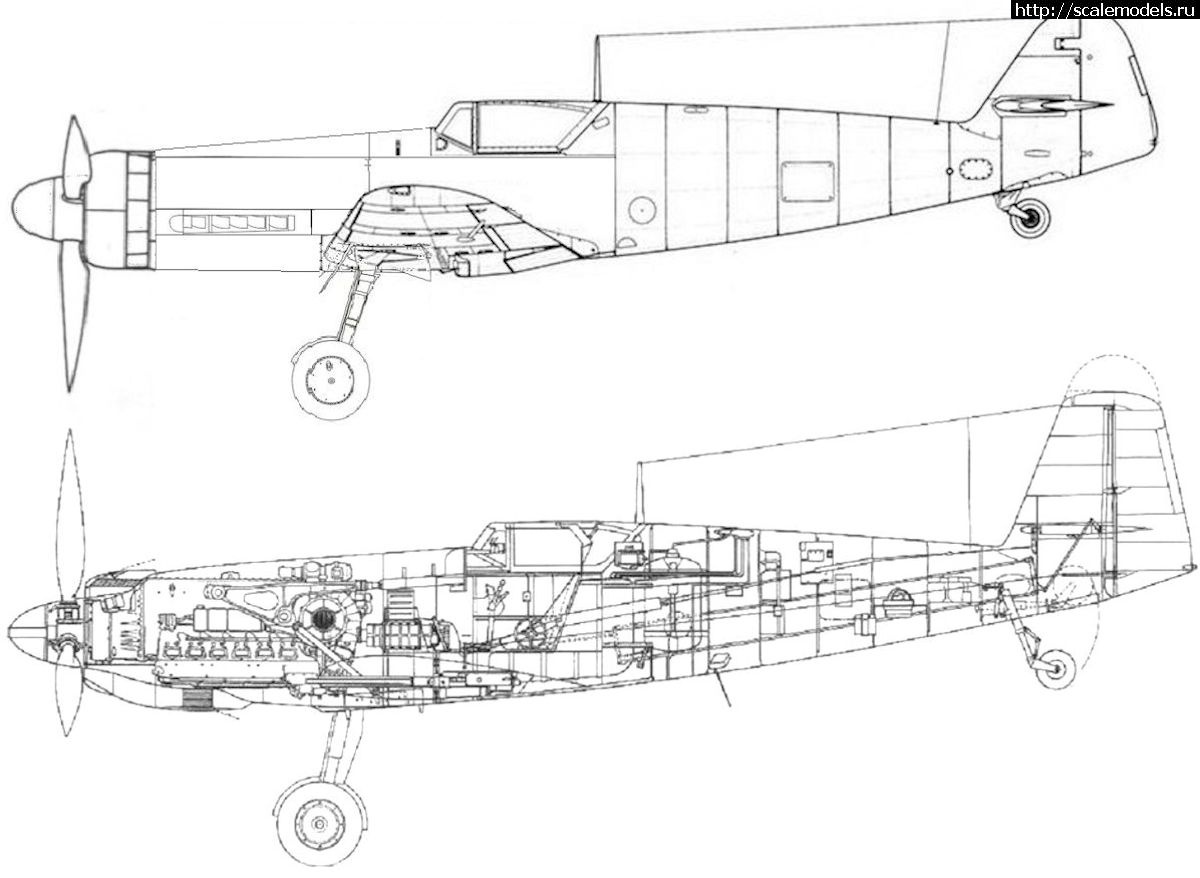 1/48 bf-109 jumo 213  !  