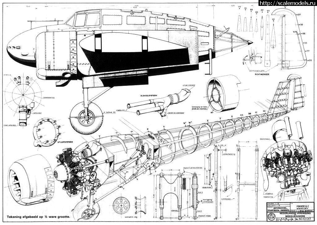 #1791753/ Fokker G-1A  .  