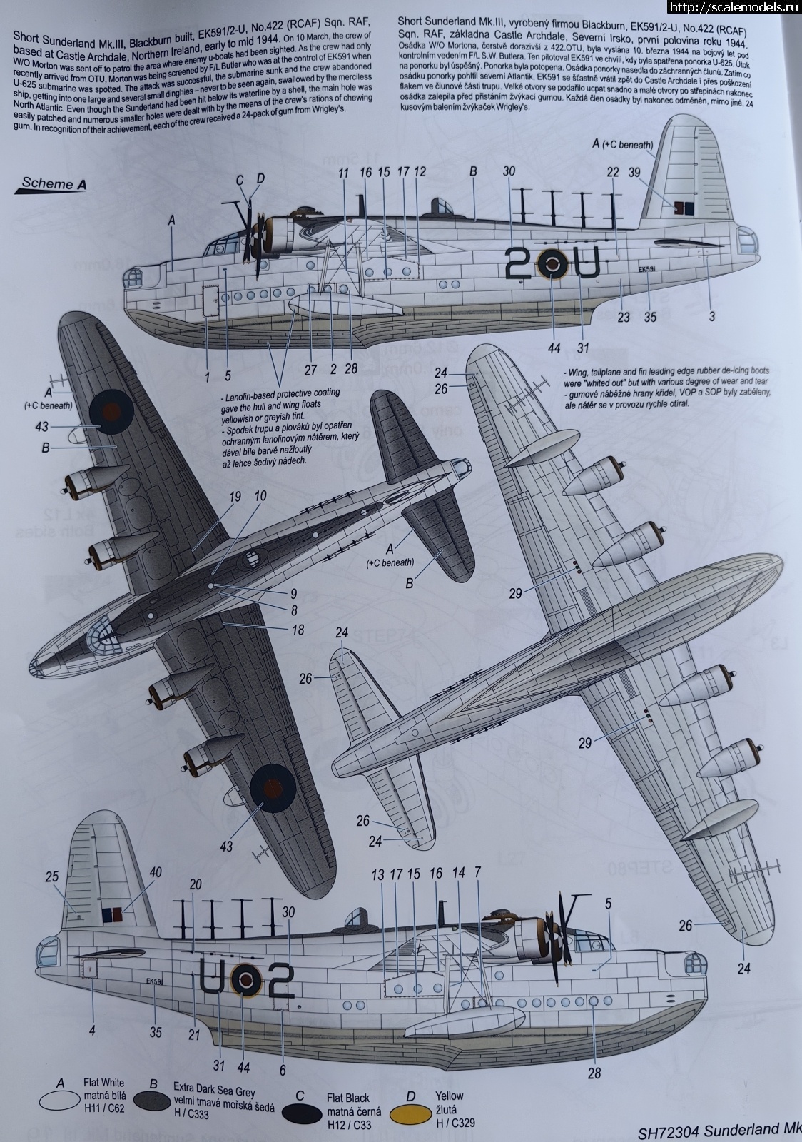 Short Sunderland mk III 1/72 Special hobby   