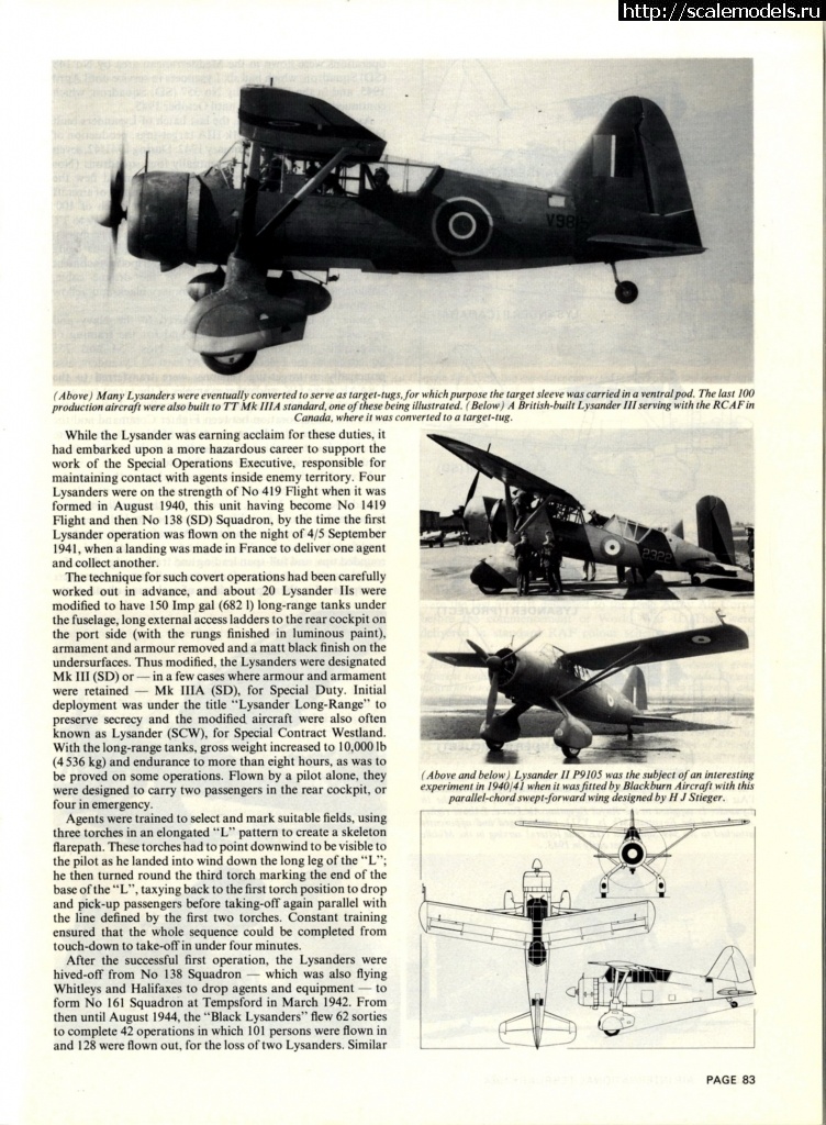 #1831217/ Westland Lysander -     