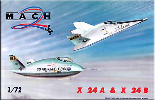  Ryan X-13  Martin-Marietta X-24A or X-24B 1:72 Mach-2  