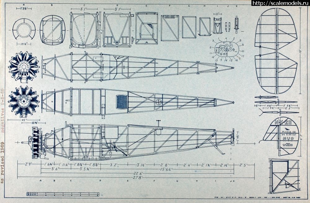 #1854642/ Revell 1/48 - Spirit of St. Louis  