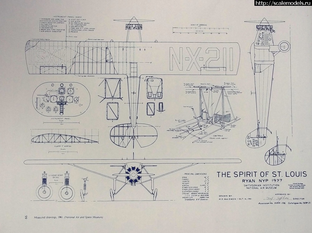 #1854642/ Revell 1/48 - Spirit of St. Louis  