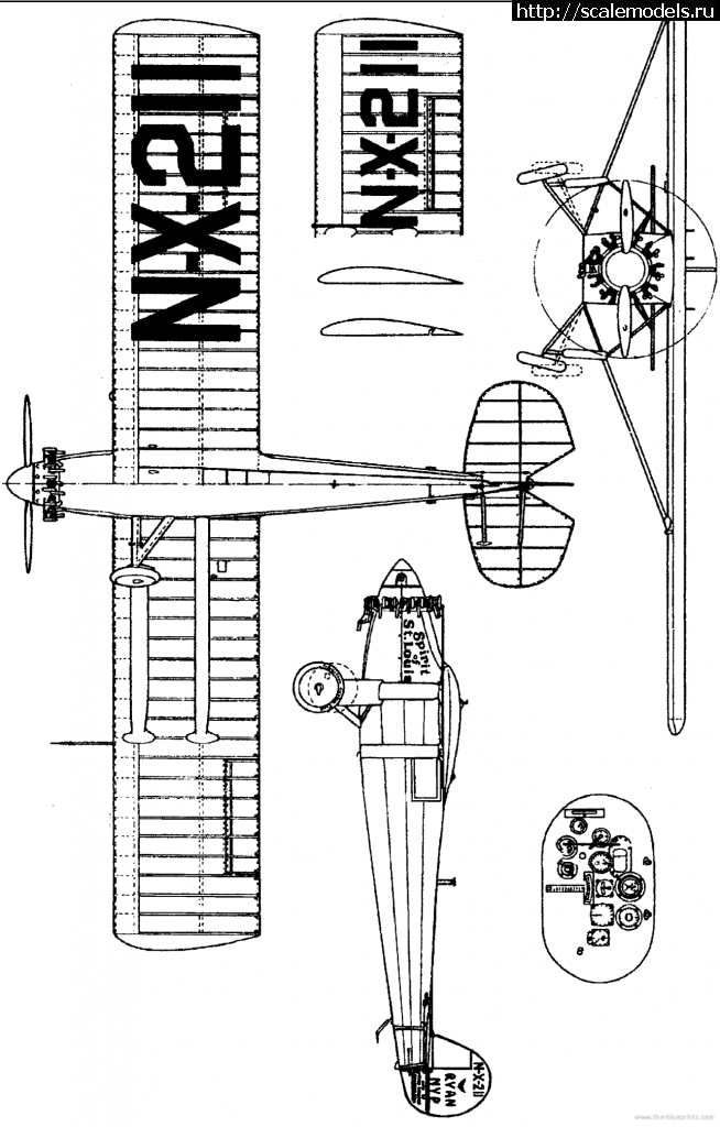 #1854642/ Revell 1/48 - Spirit of St. Louis  